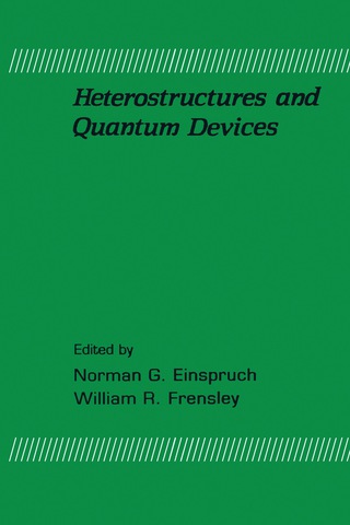 Cover image: Heterostructures and Quantum Devices 9780122341243
