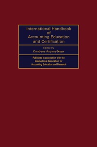 Cover image: International Handbook of Accounting Education and Certification 9780080413723