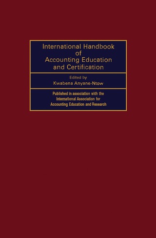 Cover image: International Handbook of Accounting Education and Certification 9780080413723