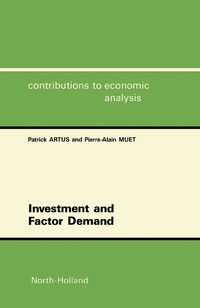 Cover image: Investment and Factor Demand 9780444881052