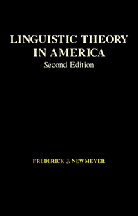 صورة الغلاف: Linguistic Theory in America 2nd edition 9780125171526