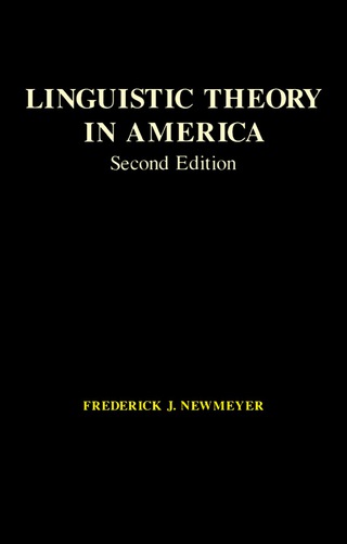 Cover image: Linguistic Theory in America 2nd edition 9780125171526