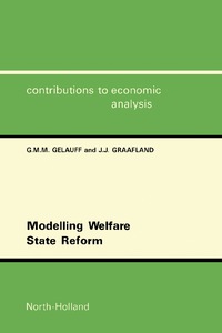 Cover image: Modelling Welfare State Reform 9780444818867