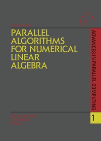 Immagine di copertina: Parallel Algorithms for Numerical Linear Algebra 9780444886217