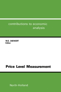 Cover image: Price Level Measurement 9780444881083