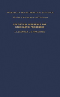 Immagine di copertina: Statistical Inferences for Stochasic Processes 9780120802500