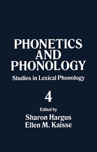Titelbild: Studies in Lexical Phonology 9780123250711