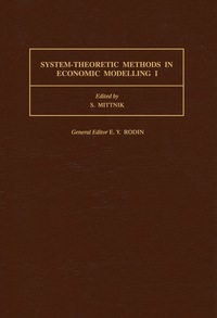 Titelbild: System-Theoretic Methods in Economic Modelling I 9780080372280