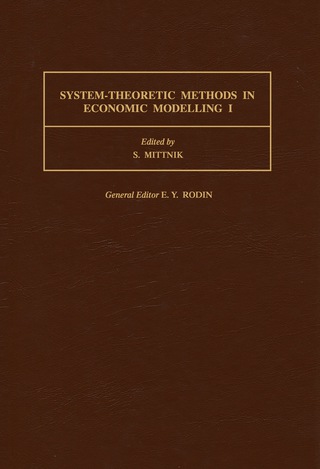 Imagen de portada: System-Theoretic Methods in Economic Modelling I 9780080372280