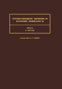 Titelbild: System-Theoretic Methods in Economic Modelling II 9780080379326