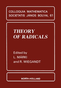 Cover image: Theory of Radicals 9780444815286
