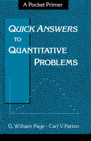 表紙画像: Quick Answers to Quantitative Problems 9780125435703