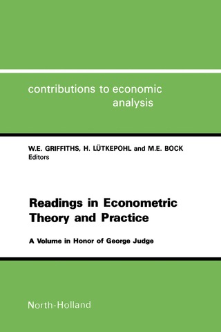 Cover image: Readings in Econometric Theory and Practice 9780444895745