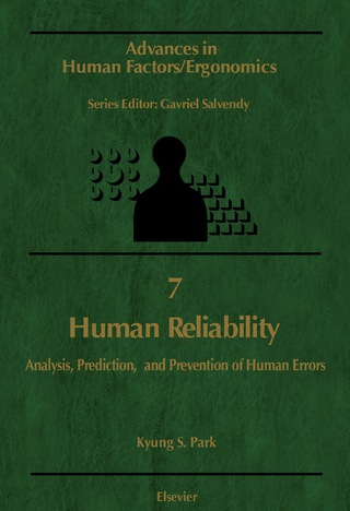 Imagen de portada: Human Reliability 9780444427274