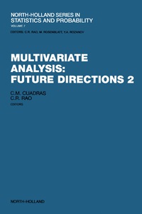 Cover image: Multivariate Analysis: Future Directions 2 9780444815316