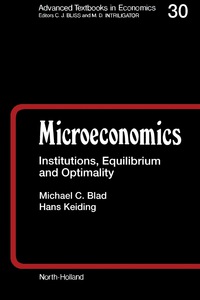Omslagafbeelding: Microeconomics 9780444886446