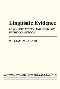 Cover image: Linguistic Evidence 9780125235211