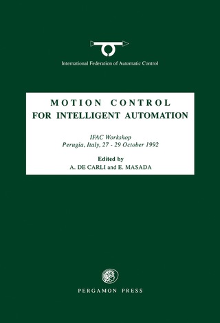 Cover image: Motion Control for Intelligent Automation 9780080420585