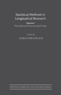 Cover image: Statistical Methods in Longitudinal Research 9780127249605