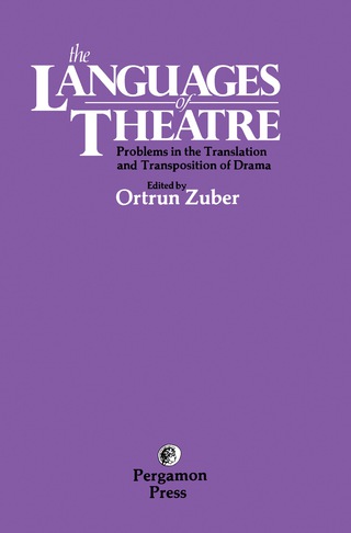 صورة الغلاف: The Languages of Theatre 9780080252469