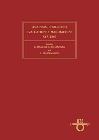 Omslagafbeelding: Analysis, Design & Evaluation of Man-Machine Systems 9780080325668