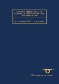 صورة الغلاف: Control Applications of Nonlinear Programming and Optimization 1989 9780080378695