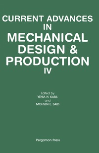 Cover image: Current Advances in Mechanical Design & Production IV 9780080371993