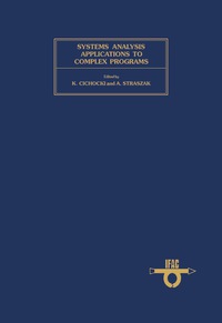 Immagine di copertina: Systems Analysis Applications to Complex Programs 9780080220291