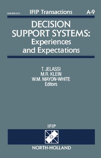 Cover image: Decision Support Systems: Experiences and Expectations 9780444896735