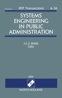 Titelbild: Systems Engineering in Public Administration 9780444815606