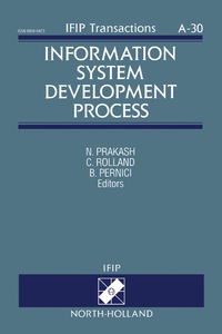 Imagen de portada: Information System Development Process 9780444815941