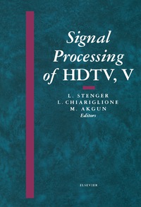 Imagen de portada: Signal Processing of HDTV, V 9780444818447