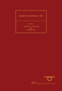 Cover image: Robot Control 1991 (SYROCO'91) 9780080412764