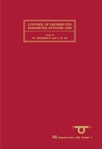 Imagen de portada: Control of Distributed Parameter Systems 1989 9780080370361