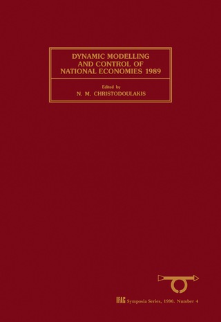 Imagen de portada: Dynamic Modelling and Control of National Economies 1989 9780080375380