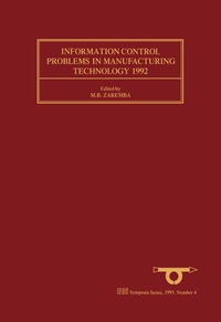 表紙画像: Information Control Problems in Manufacturing Technology 1992 9780080418971