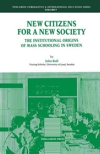 Cover image: New Citizens for a New Society 9780080364612