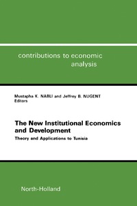Cover image: The New Institutional Economics and Development 9780444874870