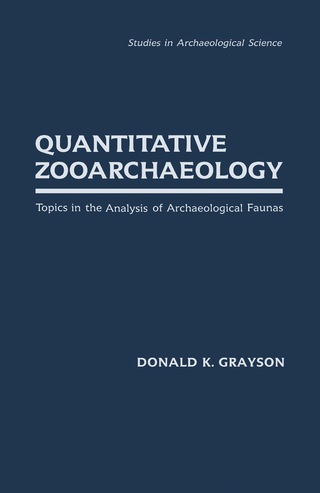Omslagafbeelding: Quantitative Zooarchaeology 9780122972805