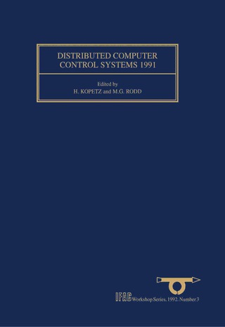 صورة الغلاف: Distributed Computer Control Systems 1991 9780080417080