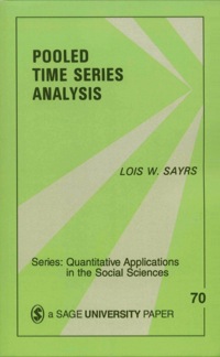 表紙画像: Pooled Time Series Analysis 1st edition 9780803931602