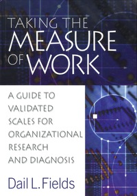 صورة الغلاف: Taking the Measure of Work 1st edition 9780761924258