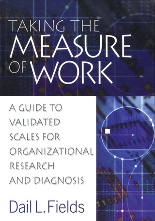 Imagen de portada: Taking the Measure of Work 1st edition 9780761924258