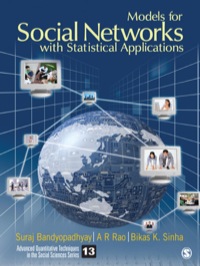 Cover image: Models for Social Networks With Statistical Applications 1st edition 9781412941686