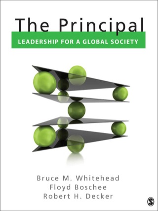 Cover image: The Principal: Leadership for a Global Society 1st edition 9781412987103