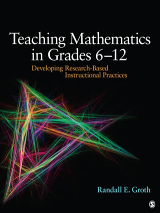 Cover image: Teaching Mathematics in Grades 6 - 12 1st edition 9781412995689