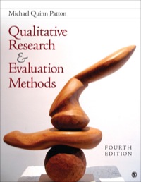 Imagen de portada: Qualitative Research & Evaluation Methods 4th edition 9781412972123