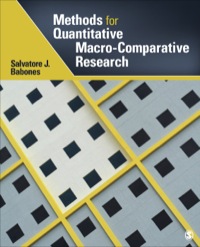 Imagen de portada: Methods for Quantitative Macro-Comparative Research 1st edition 9781412974950