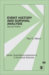 Imagen de portada: Event History and Survival Analysis 2nd edition 9781412997706