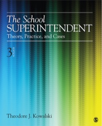 Immagine di copertina: The School Superintendent 3rd edition 9781452241081